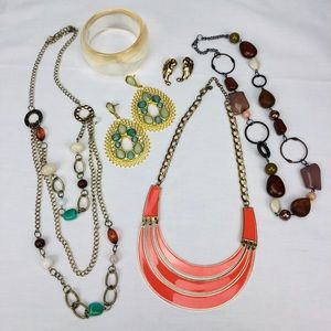 Costume Jewelry Lot 6 Pcs